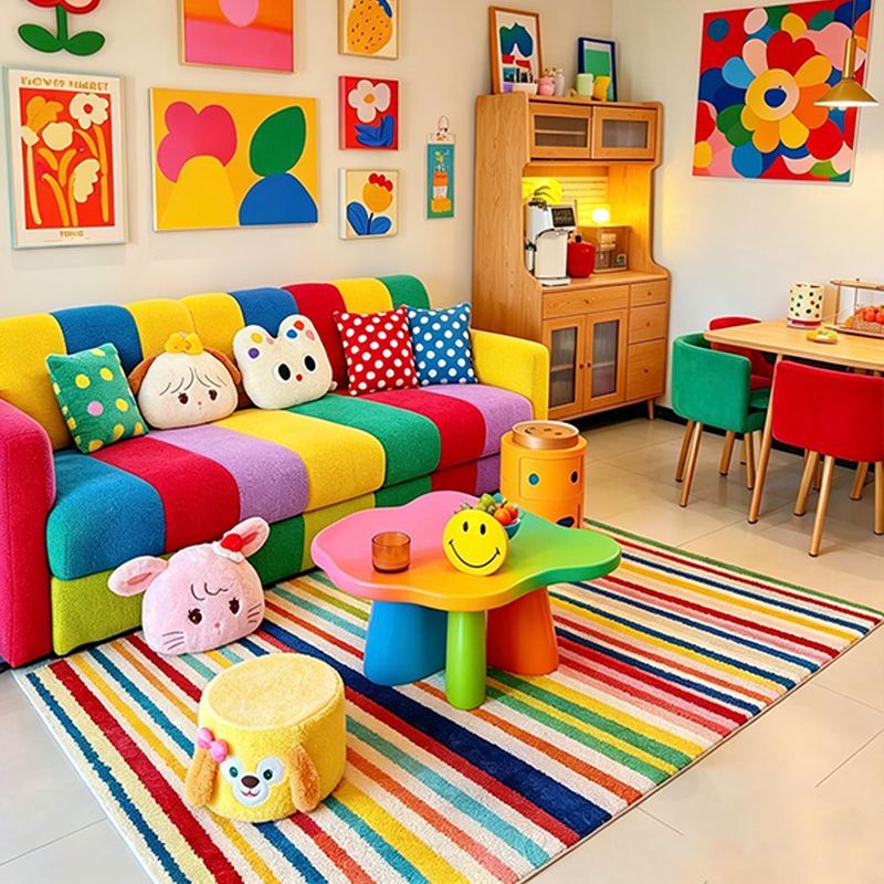 Home Decor Dopamine - Ins Dopamine Color Living Room Carpet