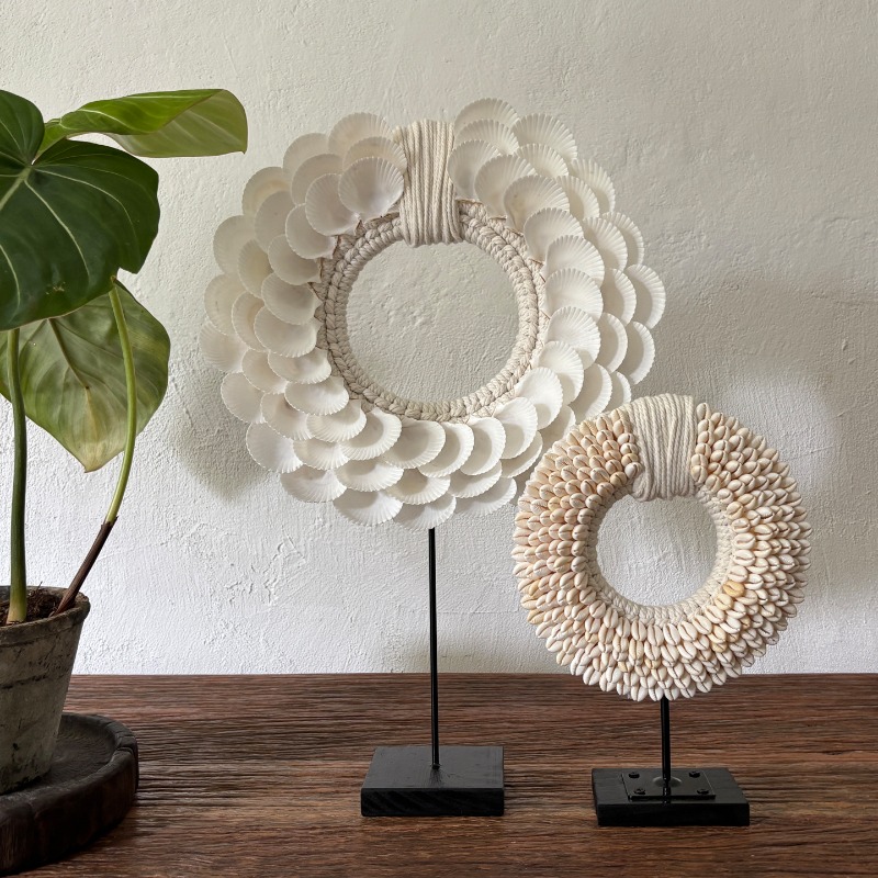 Home Decor Modern Organic - Natural Seashell Handcrafted Home Deocr for