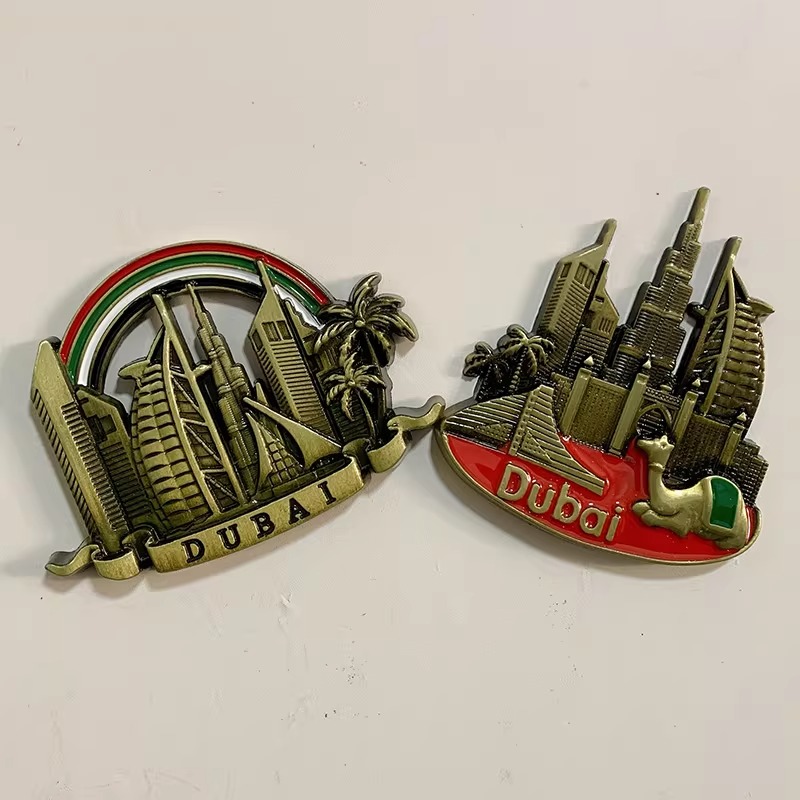 Home Decor Dubai - Dubai 3D Fridge Magnets Ornament Metal