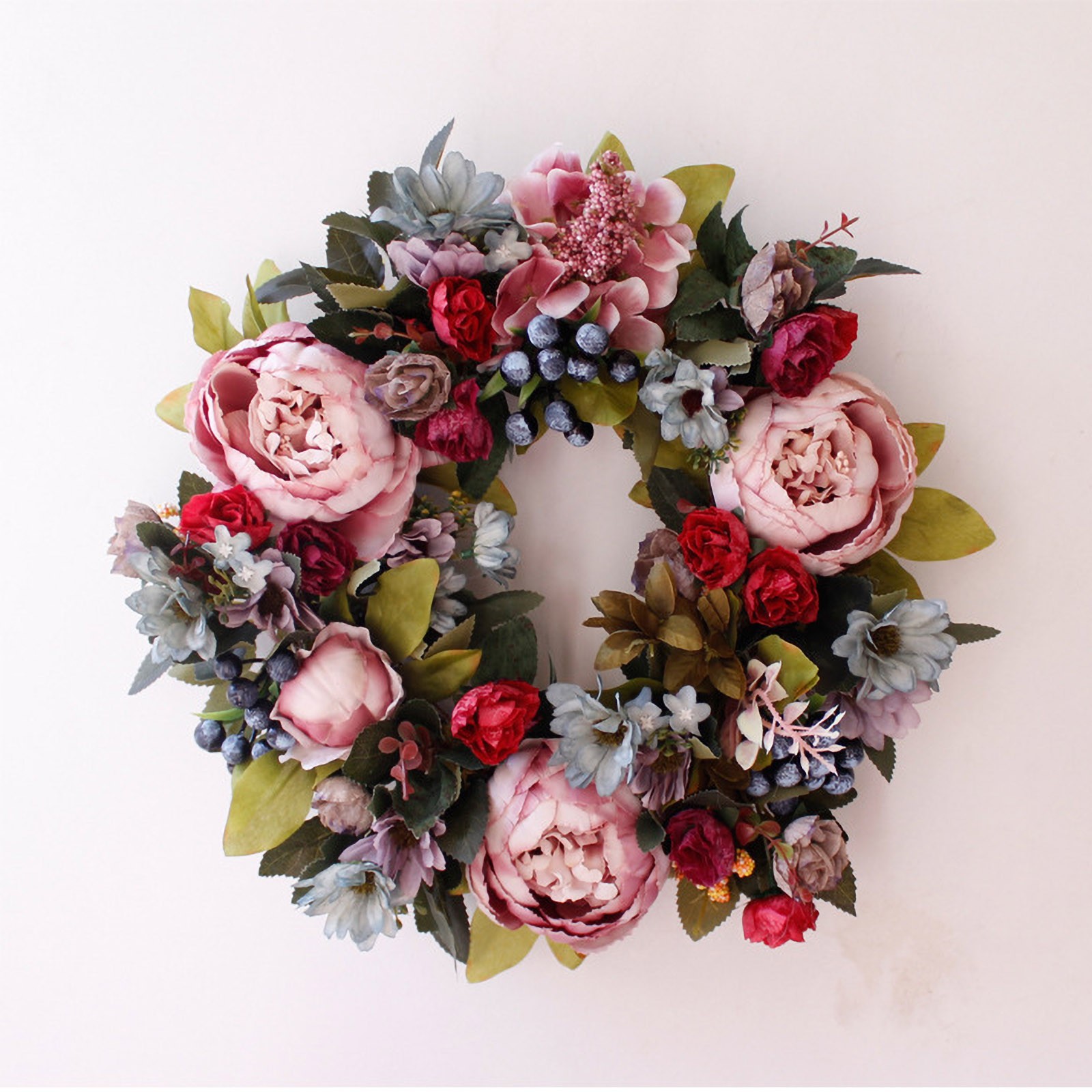 Home Decor Trend 2026 - Elegant Floral Wreath Trending Rose Garland
