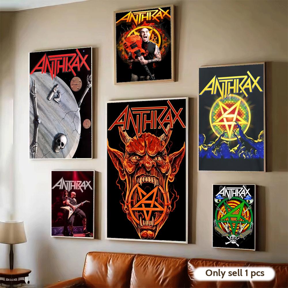 Heavy Metal A-Anthrax Band Pos - Home Decor Living Room Ideas ulasan dan harga