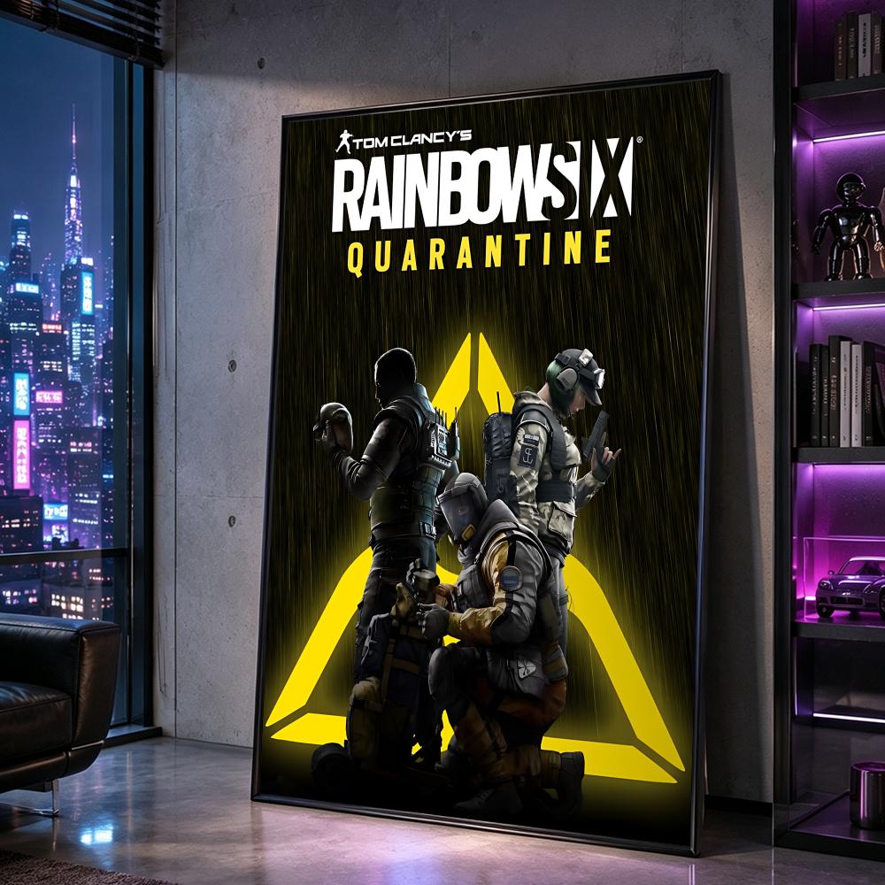 Rainbow Six Siege Poster Poste - Home Decor Living Room Ideas ulasan dan harga
