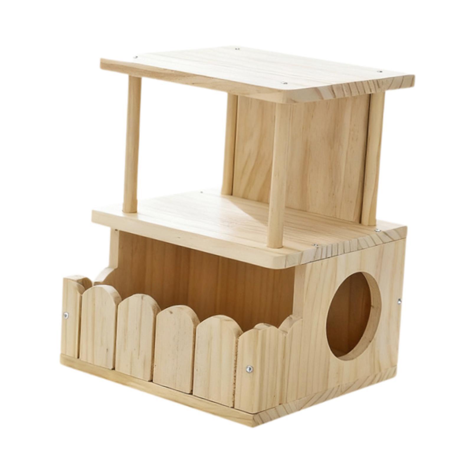 Chinchillas Pet Cabin Ventilat - Home Decor Habitat ulasan dan harga