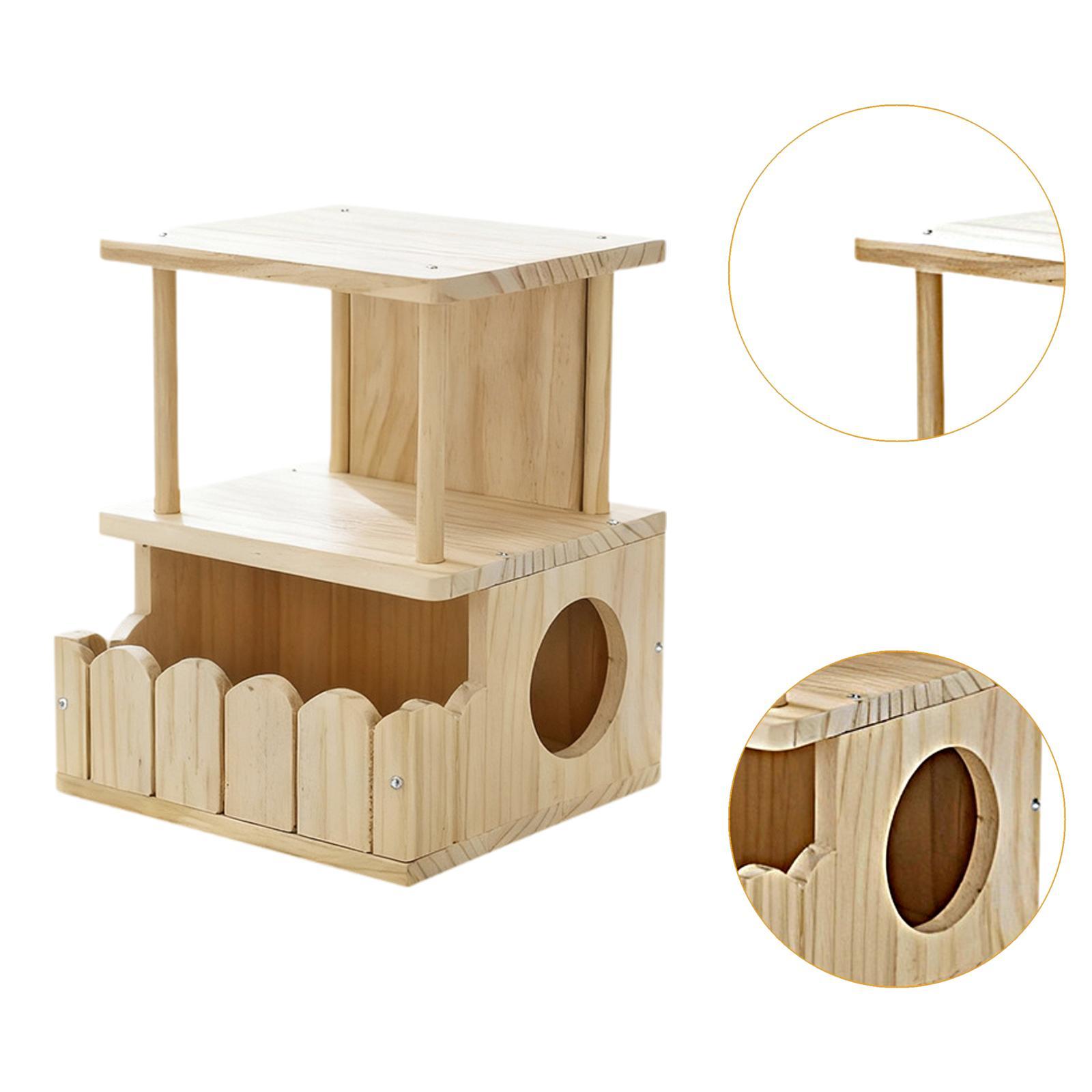 Chinchillas Pet Cabin Ventilat - Home Decor Habitat ulasan dan harga