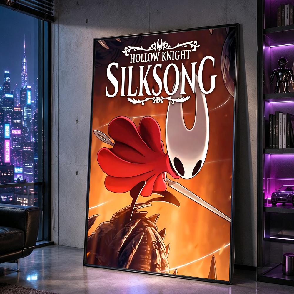 Game Hollow Knigh Poster Poste - Home Decor Living Room Ideas ulasan dan harga