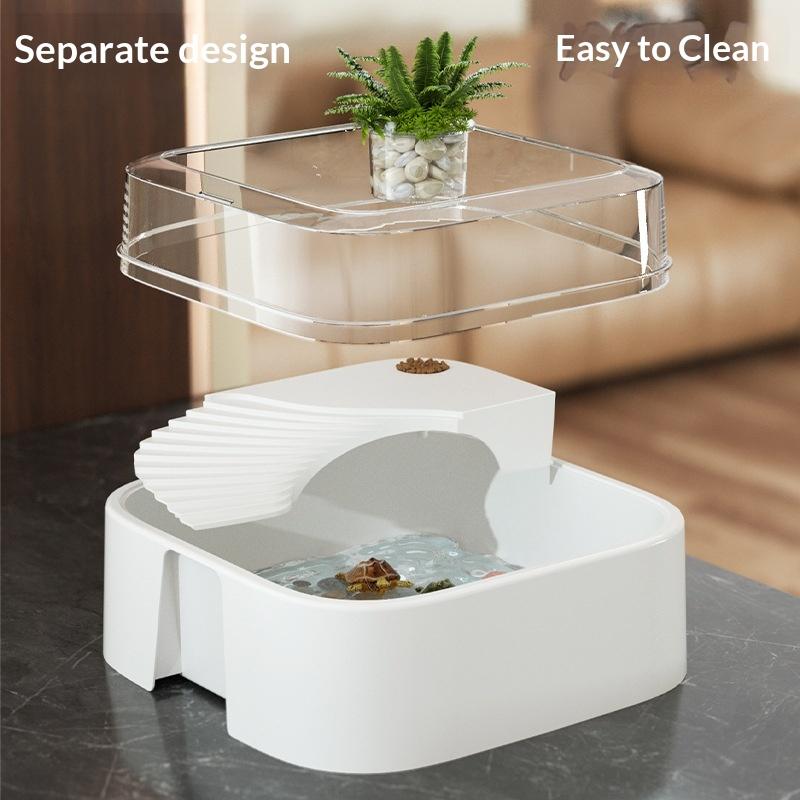 Transparent Turtle Tank Habita - Home Decor Habitat ulasan dan harga