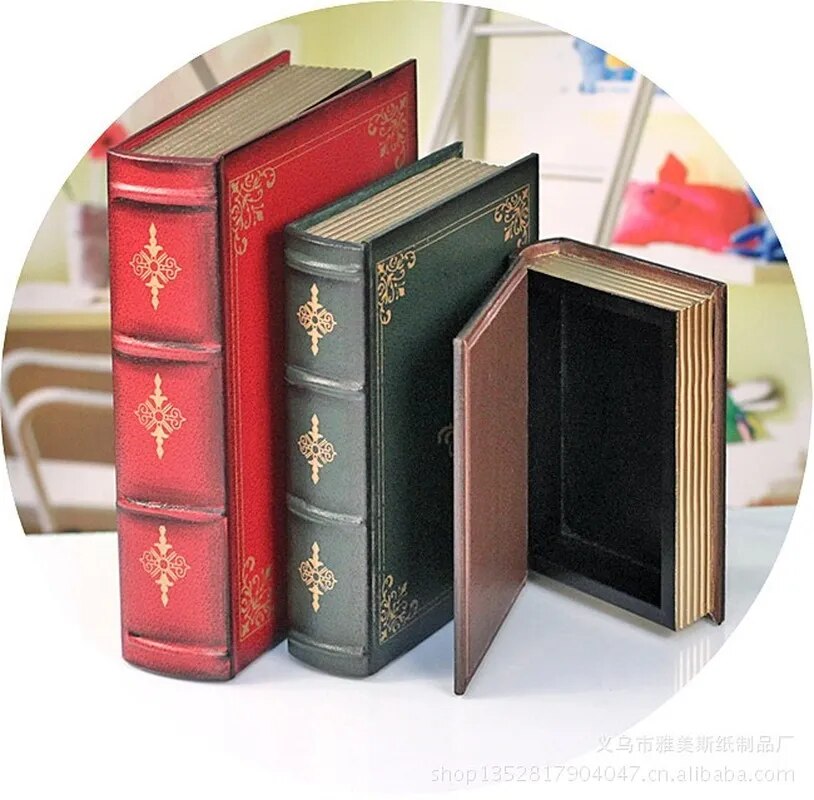 3PCS Fake Books Decoration Woo - Home Decor Modern Organic ulasan dan harga