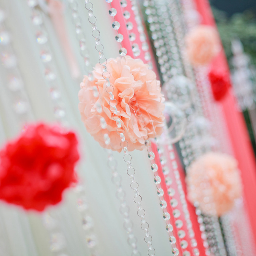 10M Clear Octagonal Acrylic Be - String Curtain Light ulasan dan harga