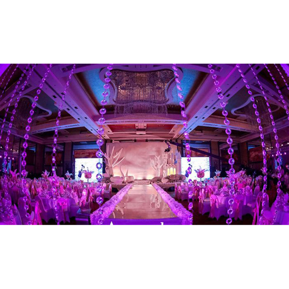 10M Clear Octagonal Acrylic Be - String Curtain Light ulasan dan harga