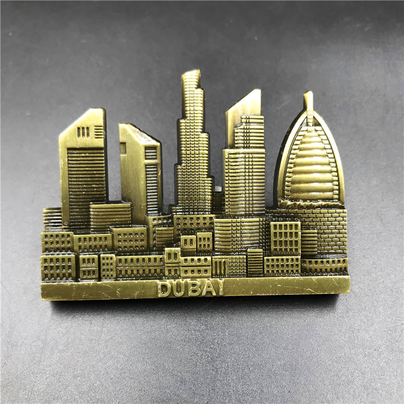 France Paris Metal 3D Cute Mag - Home Decor Dubai ulasan dan harga