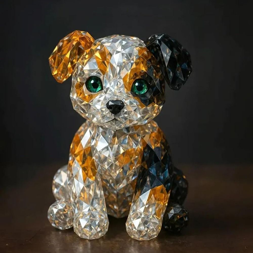 Handmade Crystal Animal Figuri - Home Decor Modern Organic ulasan dan harga