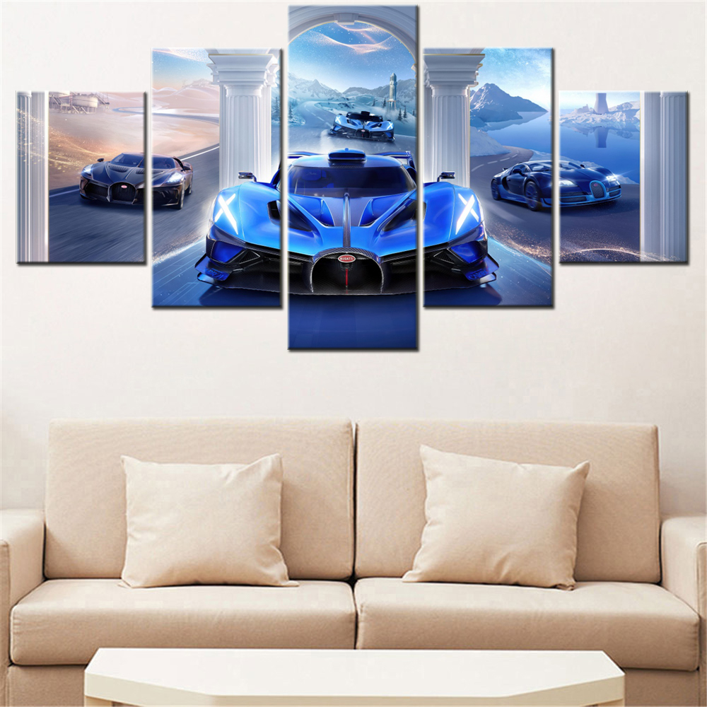 5 Pieces Canvas Wall Arts Post - Home Decor Mobile Game ulasan dan harga
