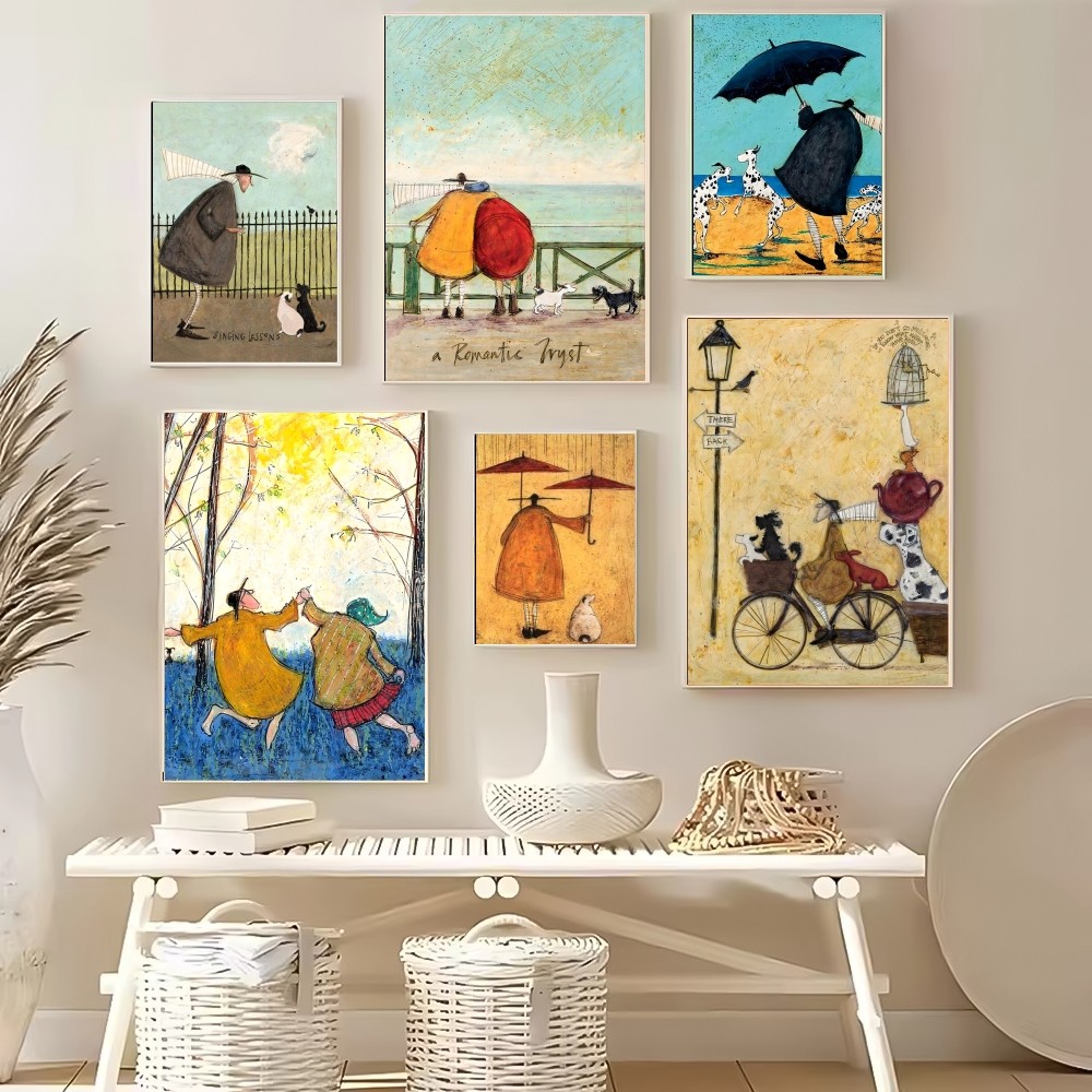 1PC S-Sam T-Toft Art Poster Mu - Home Decor Living Room Ideas ulasan dan harga