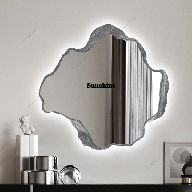 Irregular Bathroom Mirror Asym - Home Decor Modern Organic ulasan dan harga
