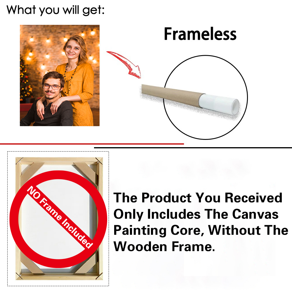 1pc Frameless Personalize Cust - Home Decor Frames ulasan dan harga