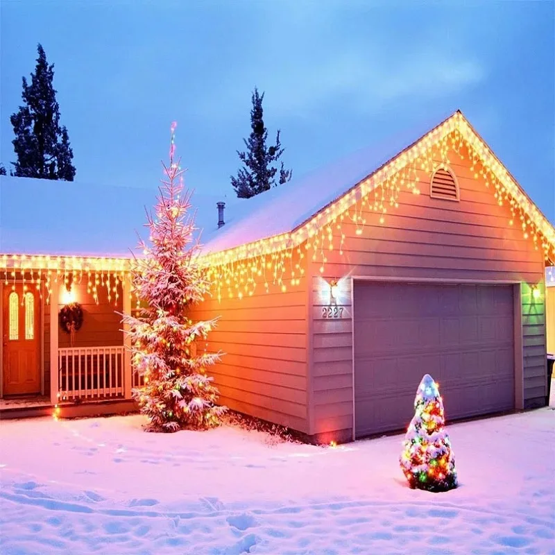 Christmas Icicle String Lights - String Curtain Light ulasan dan harga