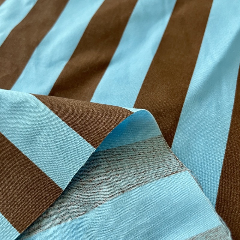 Color Block Stripes Fabric Dop - Home Decor Dopamine ulasan dan harga