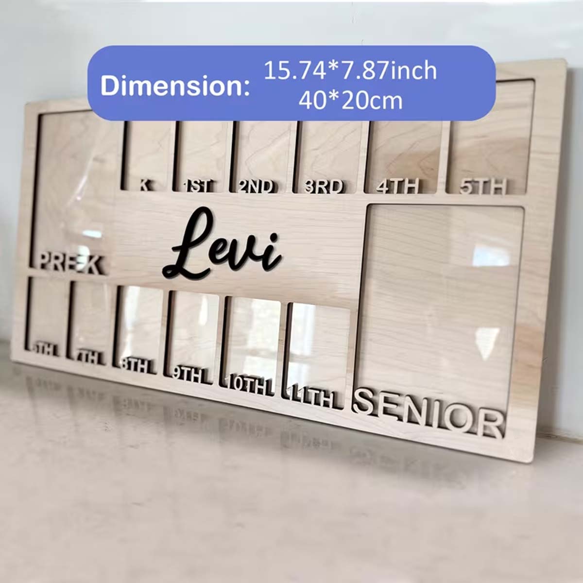 Custom Photo Frame Board Woode - Home Decor Frames ulasan dan harga