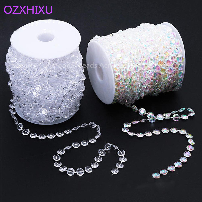 3m 10mm White Tranparent Octag - String Curtain Light ulasan dan harga