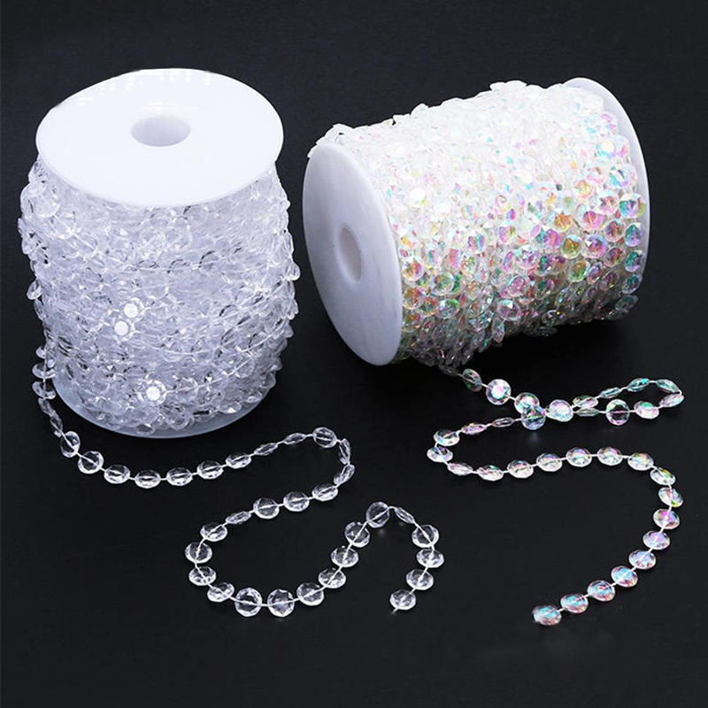 3m 10mm White Tranparent Octag - String Curtain Light ulasan dan harga