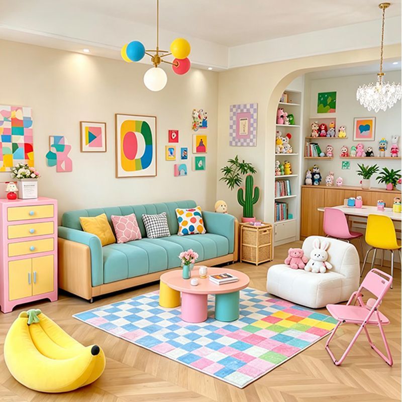 Ins Dopamine Color Living Room - Home Decor Dopamine ulasan dan harga