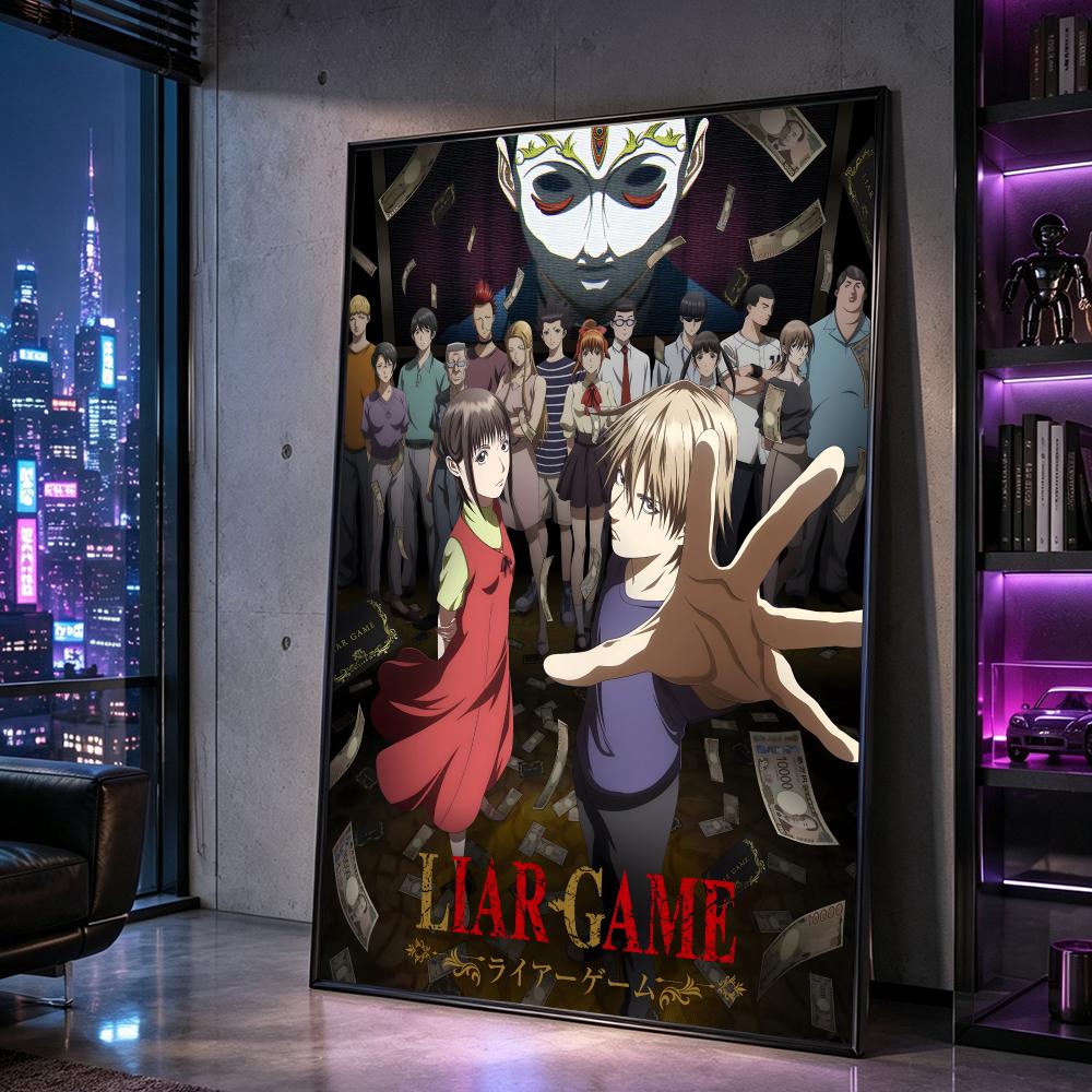 manga Liar Game Poster Poster  - Home Decor Living Room Ideas ulasan dan harga