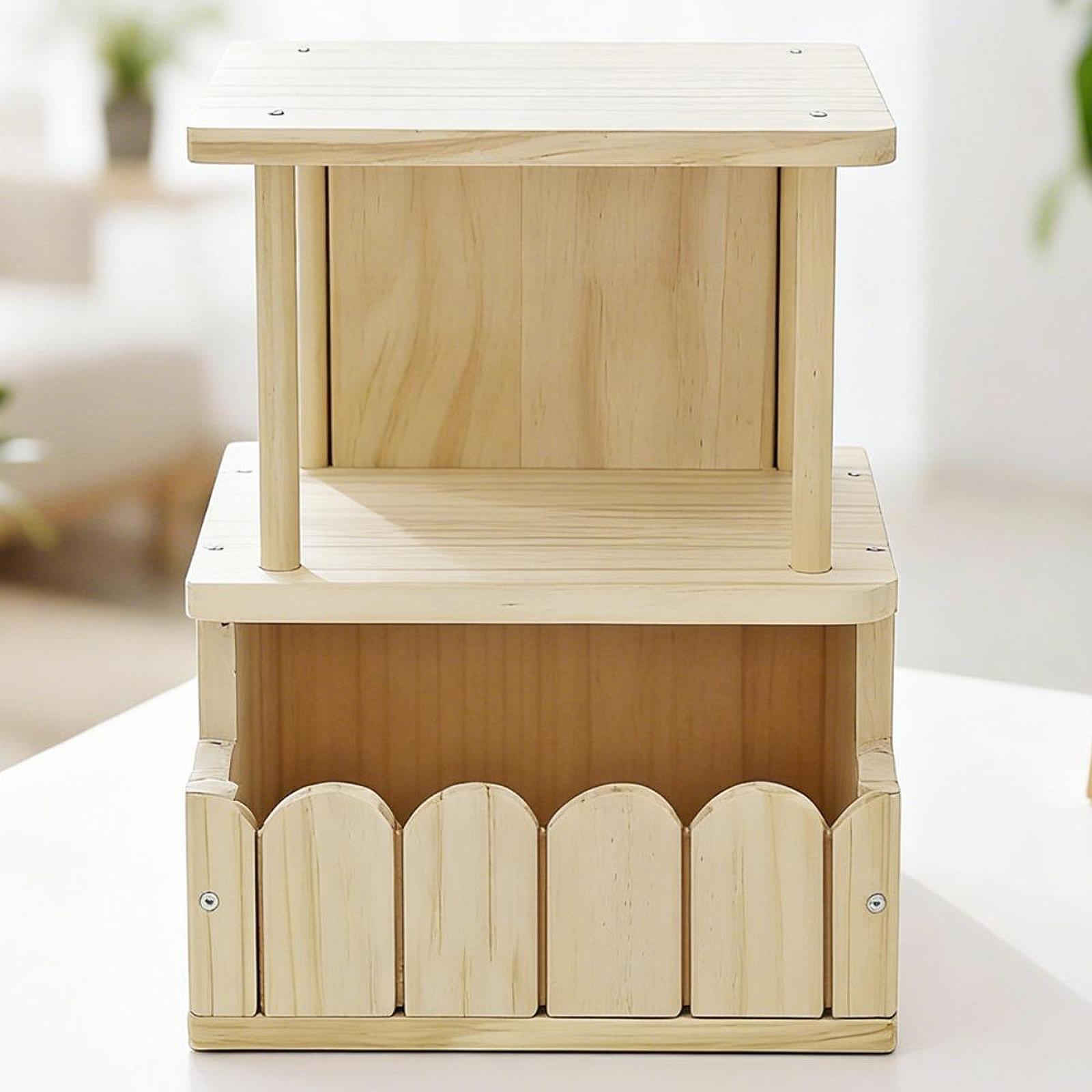 Chinchillas House Wooden Hideo - Home Decor Habitat ulasan dan harga