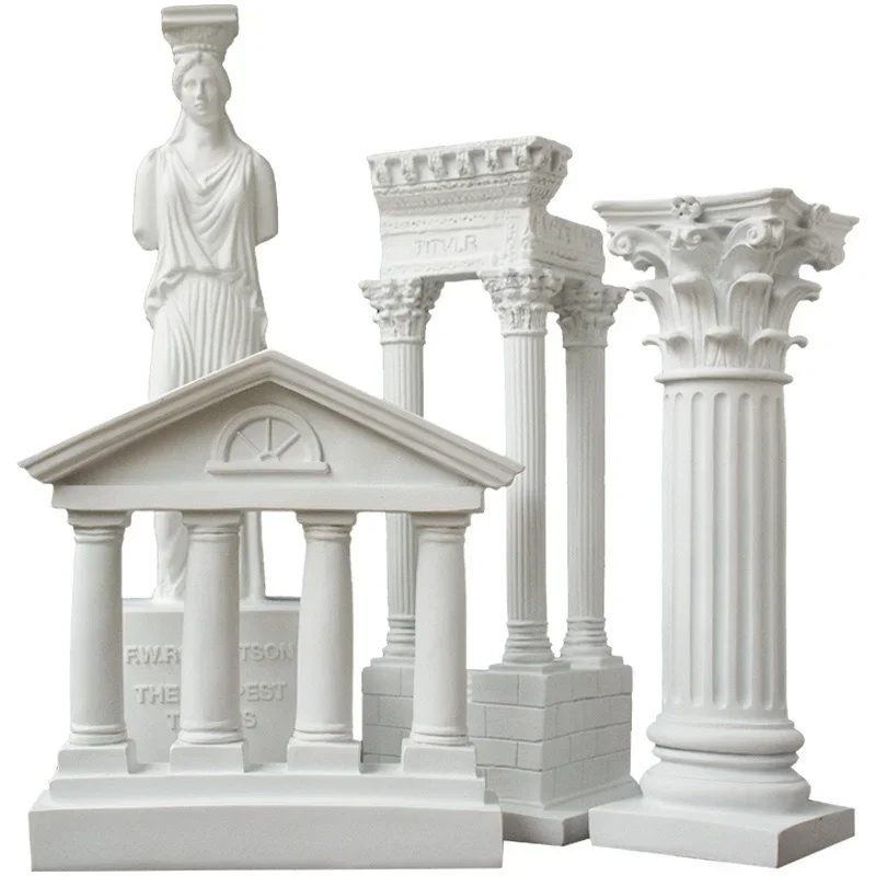 1Pc Architecture Model Roman C - Home Decor Modern Organic ulasan dan harga