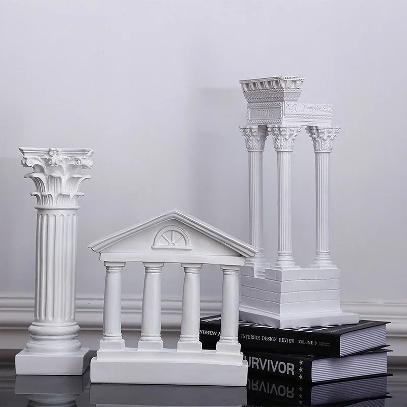 1Pc Architecture Model Roman C - Home Decor Modern Organic ulasan dan harga