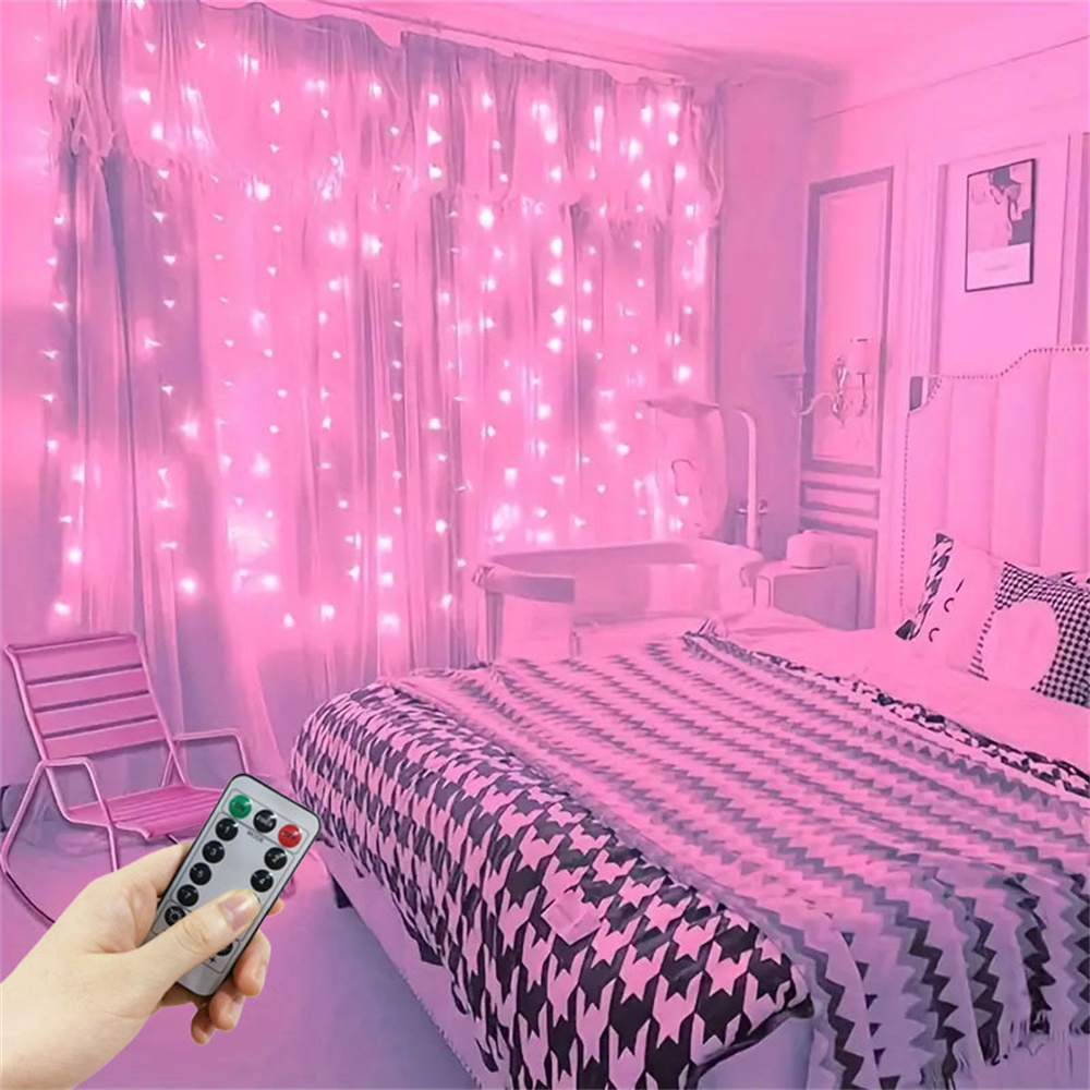 USB LED Curtain Lights Wedding - String Curtain Light ulasan dan harga