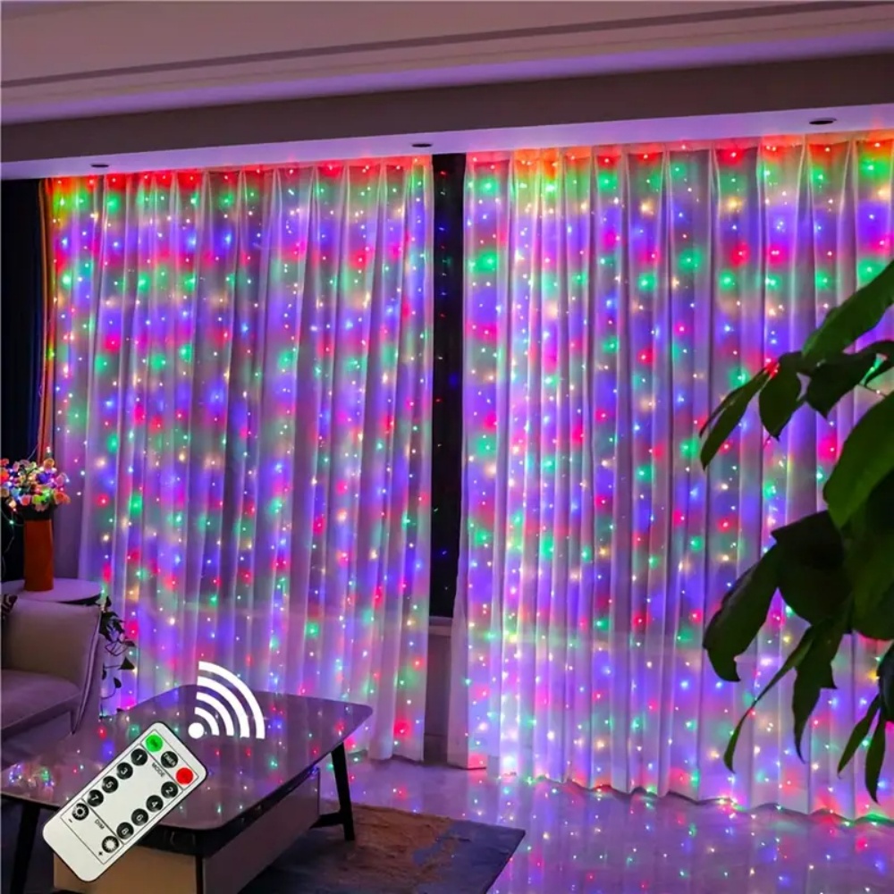 LED Curtain String Lights Garl - String Curtain Light ulasan dan harga
