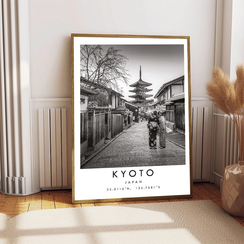 Black White Travel City Poster - Home Decor Dubai ulasan dan harga