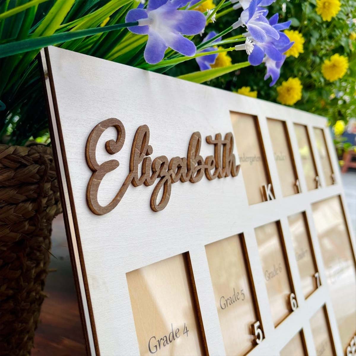 Custom Photo Frame Board Woode - Home Decor Frames ulasan dan harga