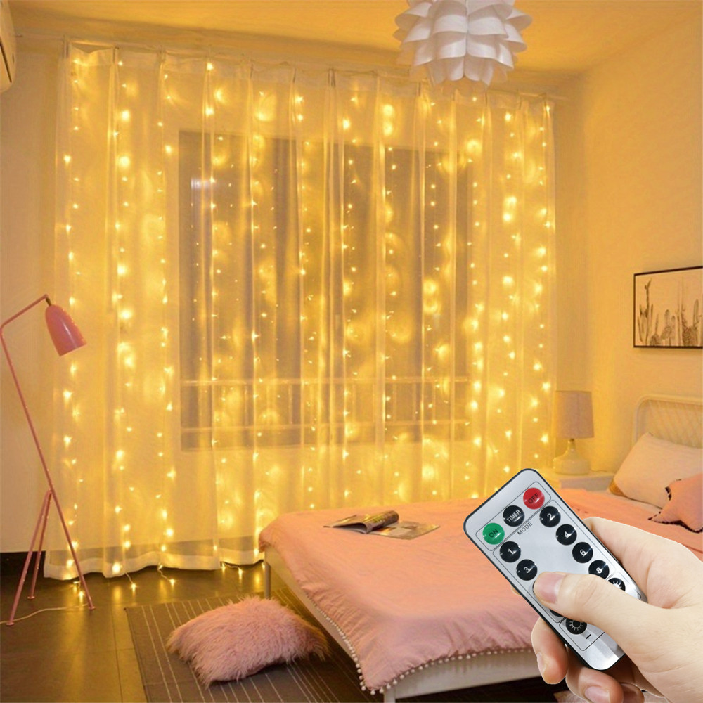 3M LED Curtain String Lights F - String Curtain Light ulasan dan harga