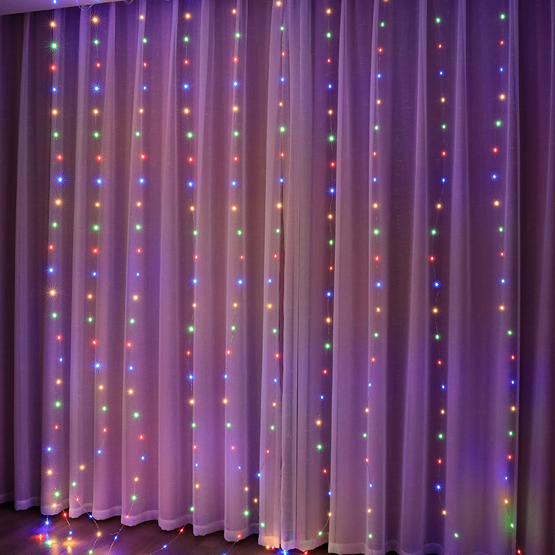 3/4/6m Curtain LED String Ligh - String Curtain Light ulasan dan harga