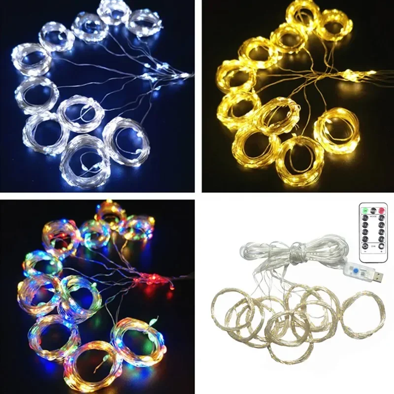 LED Garland Fairy Light Garden - String Curtain Light ulasan dan harga
