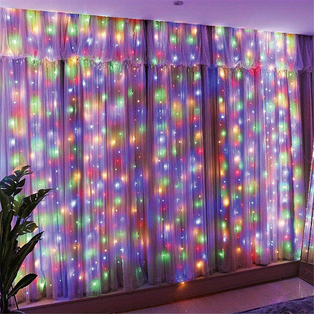 3/6M USB LED Curtain 8Modes Re - String Curtain Light ulasan dan harga