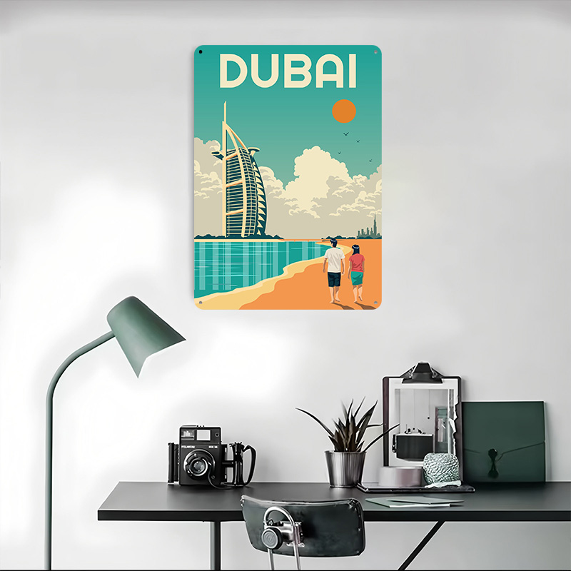 Dubai Travel Printed Poster Cu - Home Decor Dubai ulasan dan harga