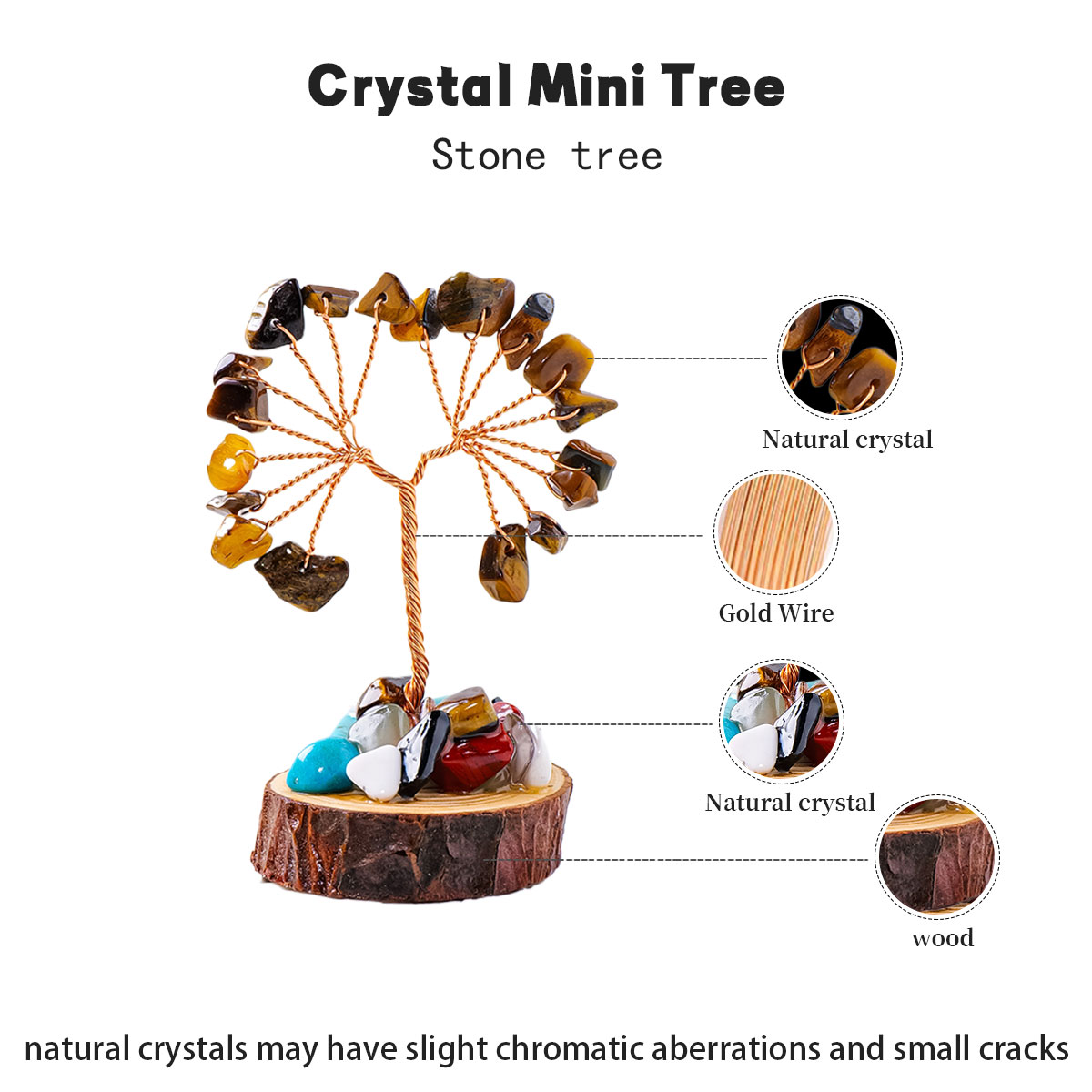 1PC Natural Gemstone Crystal C - Home Decor Modern Organic ulasan dan harga