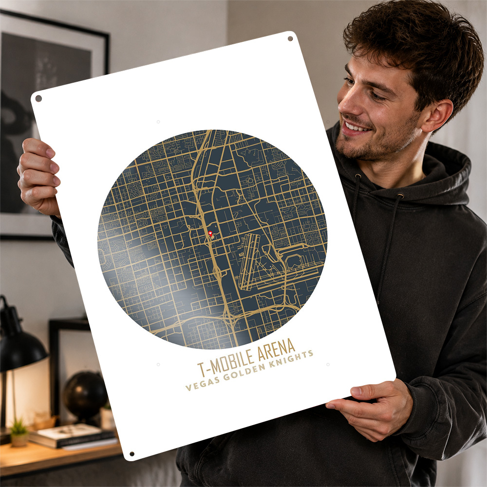 T Mobile Arena Map Poster Venu - Home Decor Mobile Game ulasan dan harga