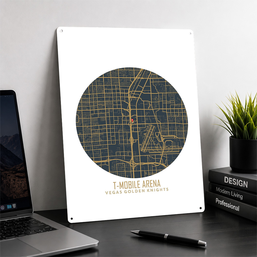 T Mobile Arena Map Poster Venu - Home Decor Mobile Game ulasan dan harga