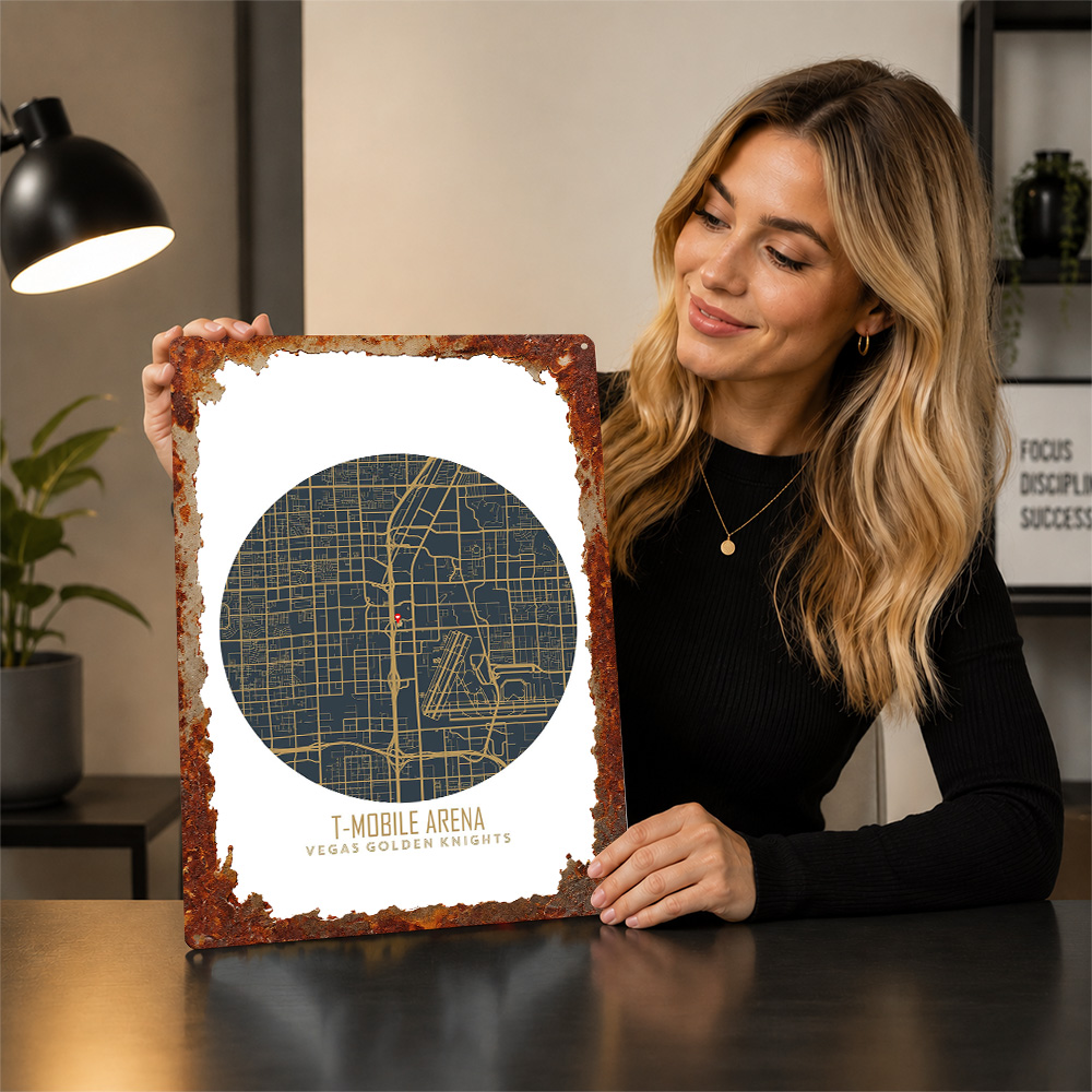 T Mobile Arena Map Poster Venu - Home Decor Mobile Game ulasan dan harga