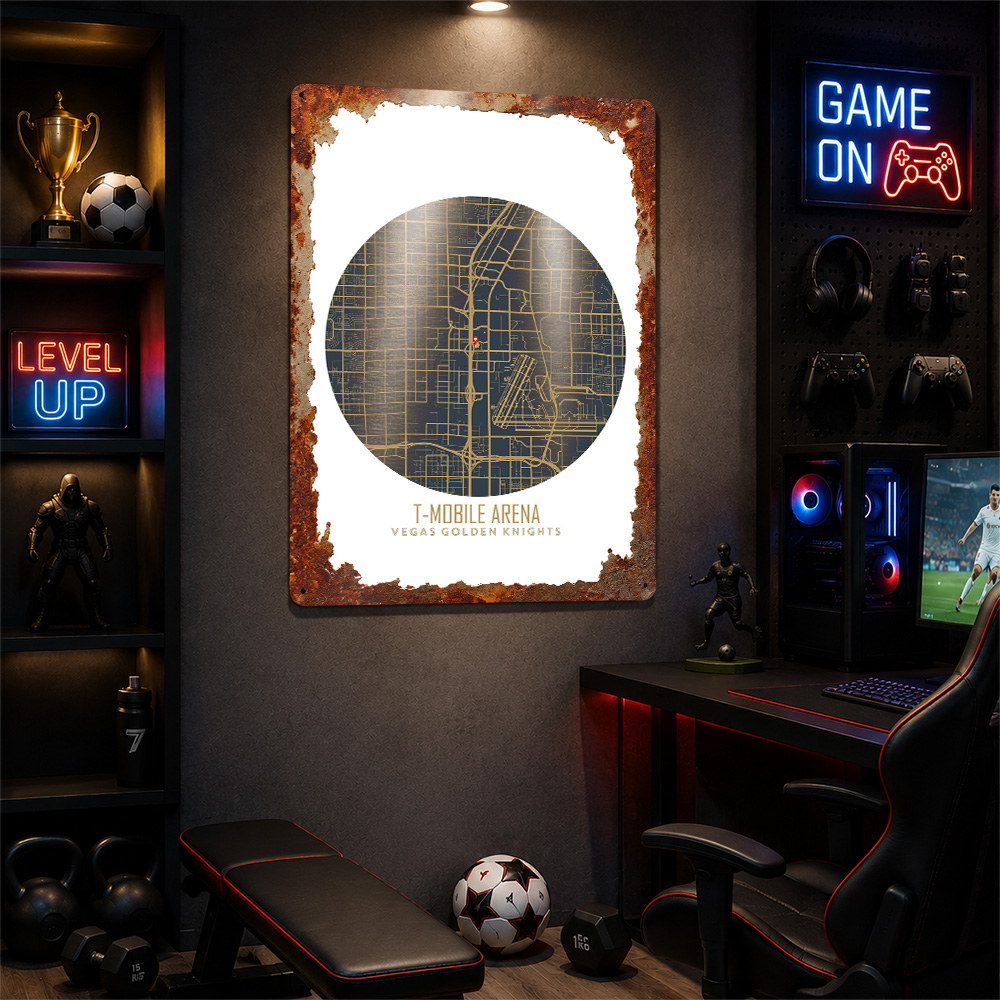 T Mobile Arena Map Poster Venu - Home Decor Mobile Game ulasan dan harga