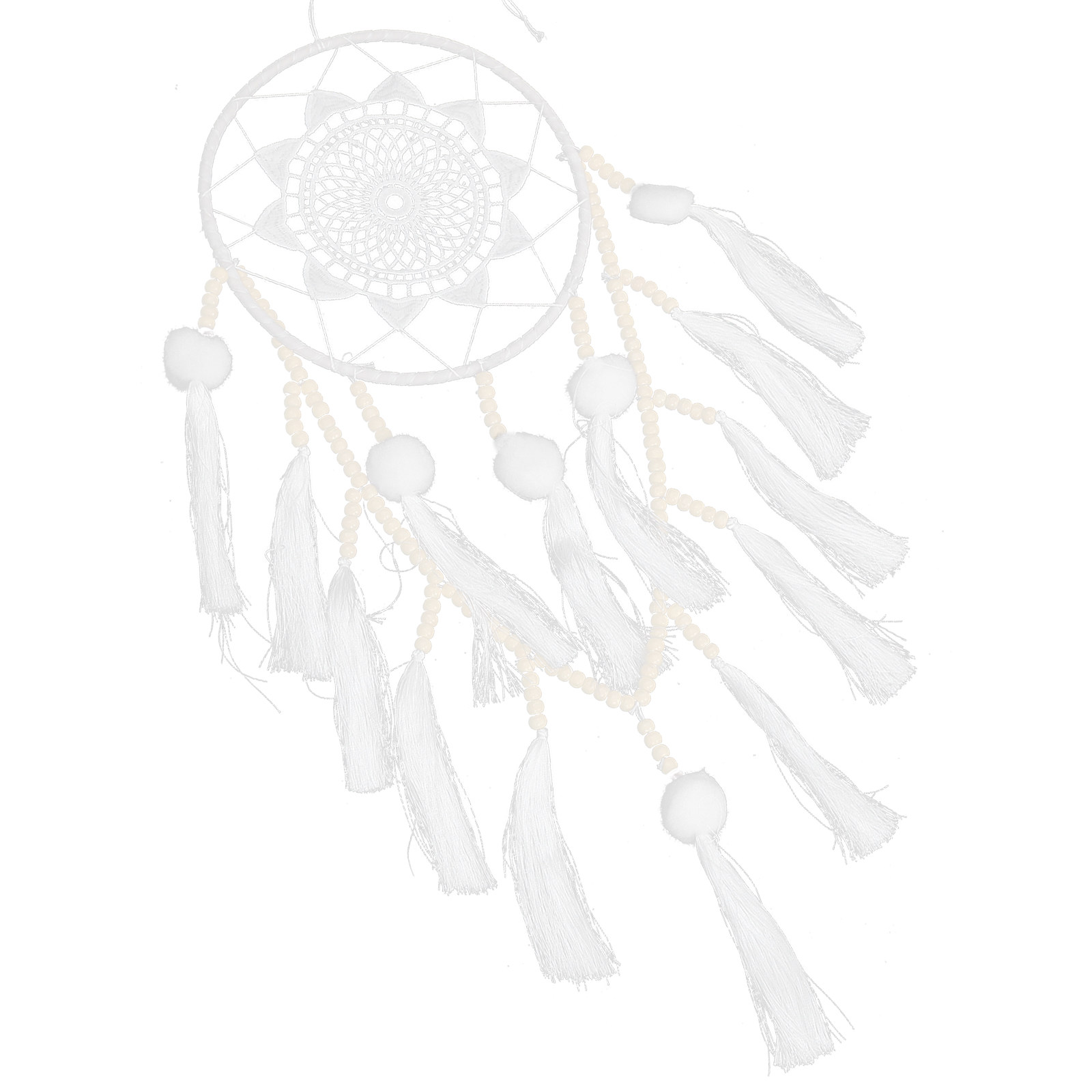 Large White Macrame Dreamcatch - Macrame Wall Hanging ulasan dan harga