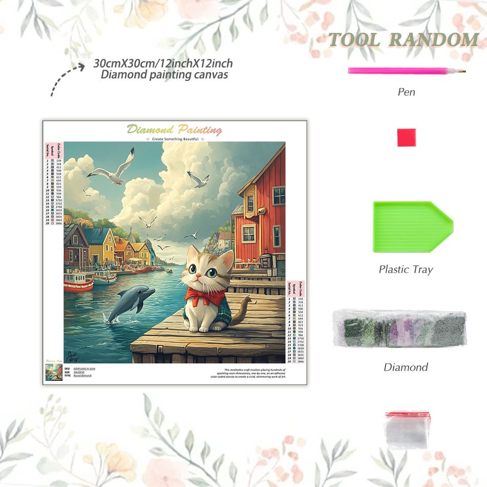 CHENISTORY Cat Diamond Paintin - Home Decor Living Room Ideas ulasan dan harga